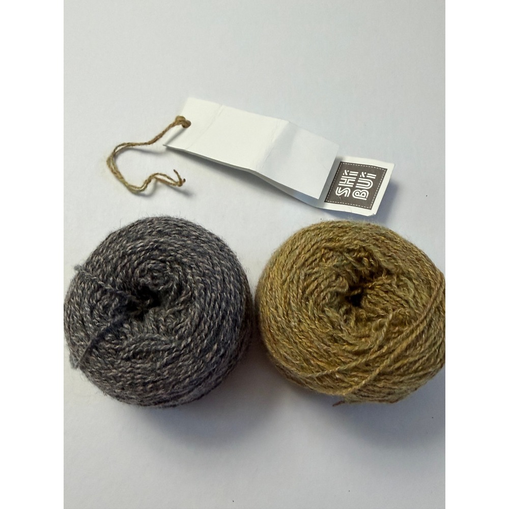 Shibui Pebble Yarn Partial Skeins Mineral Pollen Discontinued Silk Wool Cashmere
